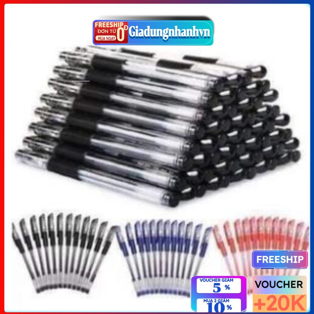 Set 15 bút bi Bút bi dạng gel nước viết cực trơn