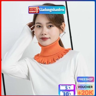 Khăn len ống choàng cổ giữ ấm cho nữ t2