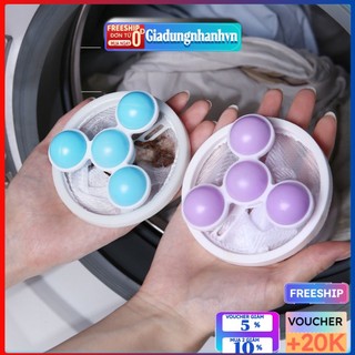 Túi lưới lọc máy giặt, phao lọc cặn xơ vải máy giặt thế hệ mới - giadungnhanh.vn