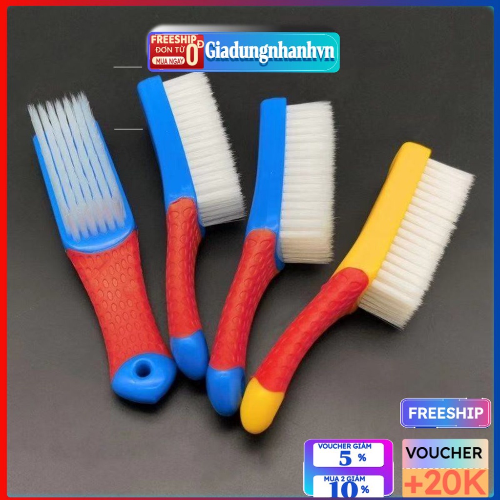Bàn Chải Đa Năng, Cọ Rửa Vệ Sinh Nội Thất Ngoại Thất Ô Tô, Bàn Chải Giày Lông Mềm giadungnhanh.vn