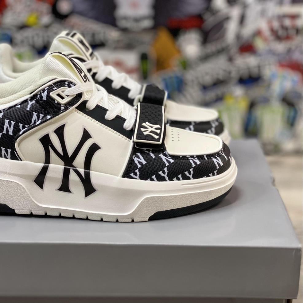 Giày Mlb Chunky Liner Mid Classic Nam Nữ Có Quai Dán Hót Trend 2023 Full size