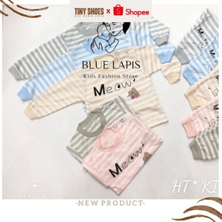 Quần áo trẻ em,đồ ngủ cho bé, hoạ tiết cute, chất vải cotton mềm mại-Blue Lapis Lazuli