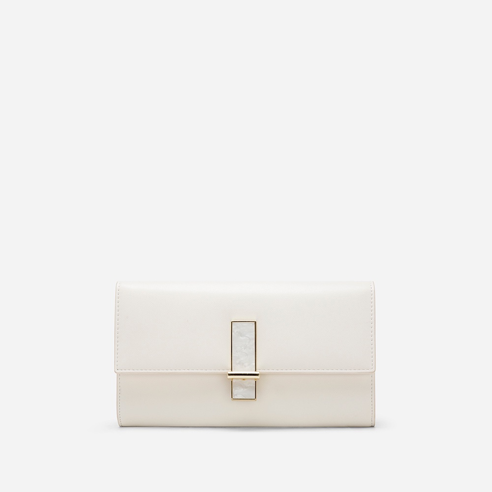 Vasscara Ví Cầm Tay Nhấn Khóa Vân Đá - CLU 0115