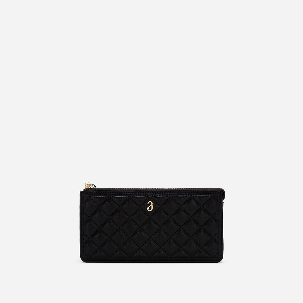 Vasscara Ví Cầm Tay Chần Bông Quai Dây Phối Xích - WAL 0262