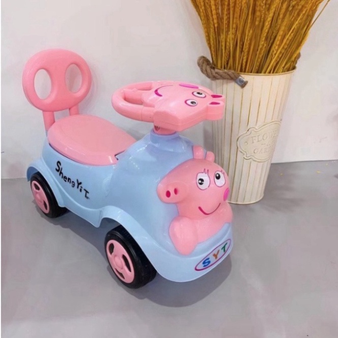 ⭐️ lắc chòi chân heo peppa -chòi thỏ có phát nhạc -có đèn vui nhộn. .