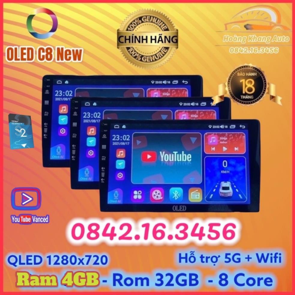 Màn hình android OLED C8 New - OLEDPRO X4 theo xe Ford Transit 2011 - 2021 kèm dưỡng và jack nguồn zin theo xe.