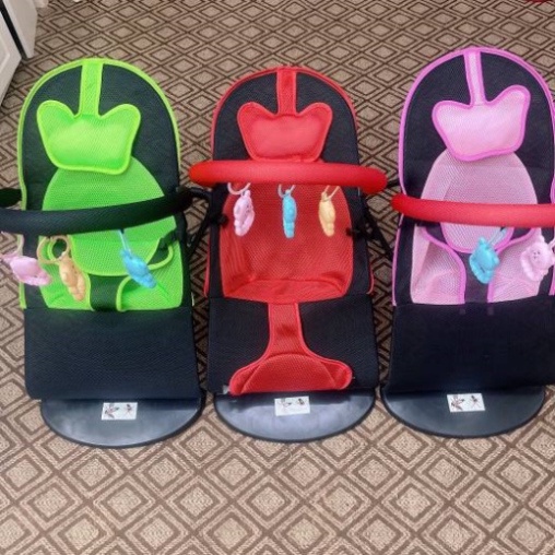 ⚡Ghế nhún chuẩn hãng ⚡có rung cho bé + Tặng thanh treo đồ chơi⚡ .