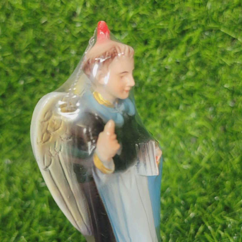 Mô hình tượng Thánh Vinh Sơn cao 15cm, chất liệu nhựa Composite, tượng thờ công giáo trang trí bàn học bàn làm việc