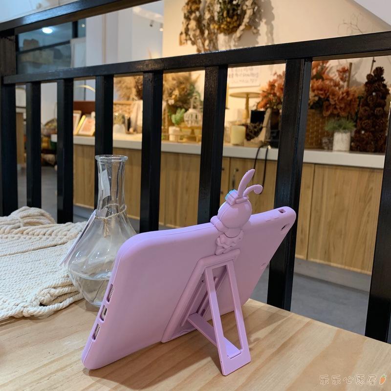 Silicone Ốp Bảo Vệ Máy Tính Bảng Bằng Silicon Kèm Giá Đỡ Cho ipad mini45 pro apple tablet 3 air2