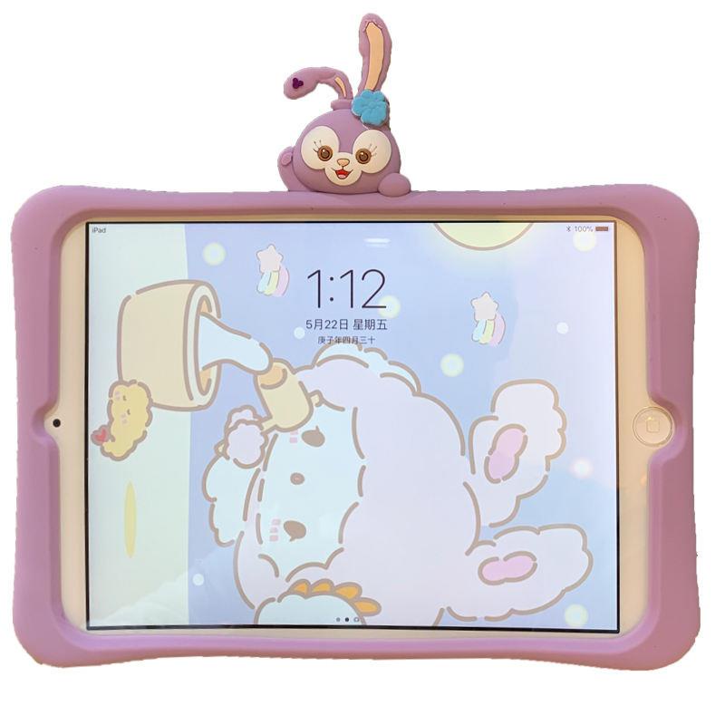 Silicone Ốp Bảo Vệ Máy Tính Bảng Bằng Silicon Kèm Giá Đỡ Cho ipad mini45 pro apple tablet 3 air2