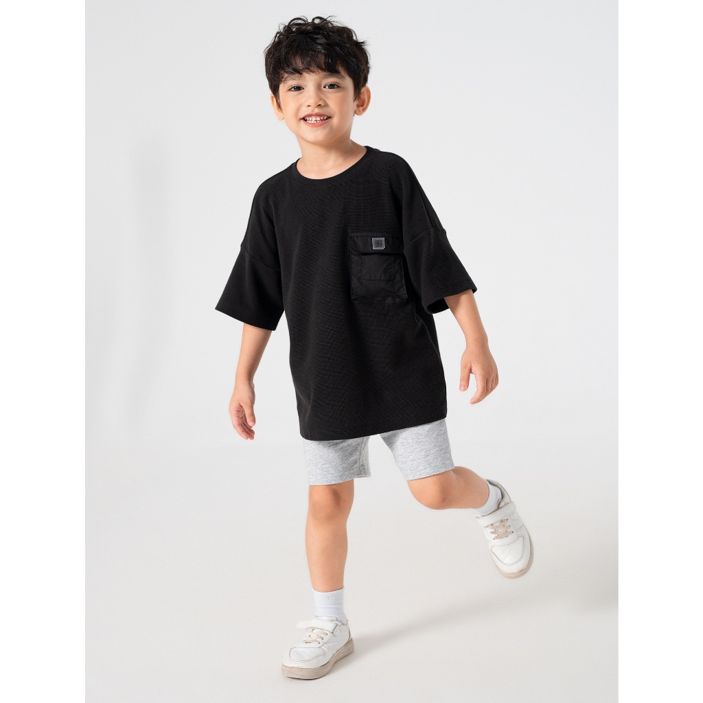 Quần sóoc bé trai CANIFA cạp chun có túi, nhiều màu sắc phom quần thoải mái 2BS22S001