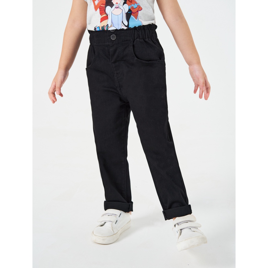 Quần jeans bé gái CANIFA cạp nhún chun 1BJ22W003