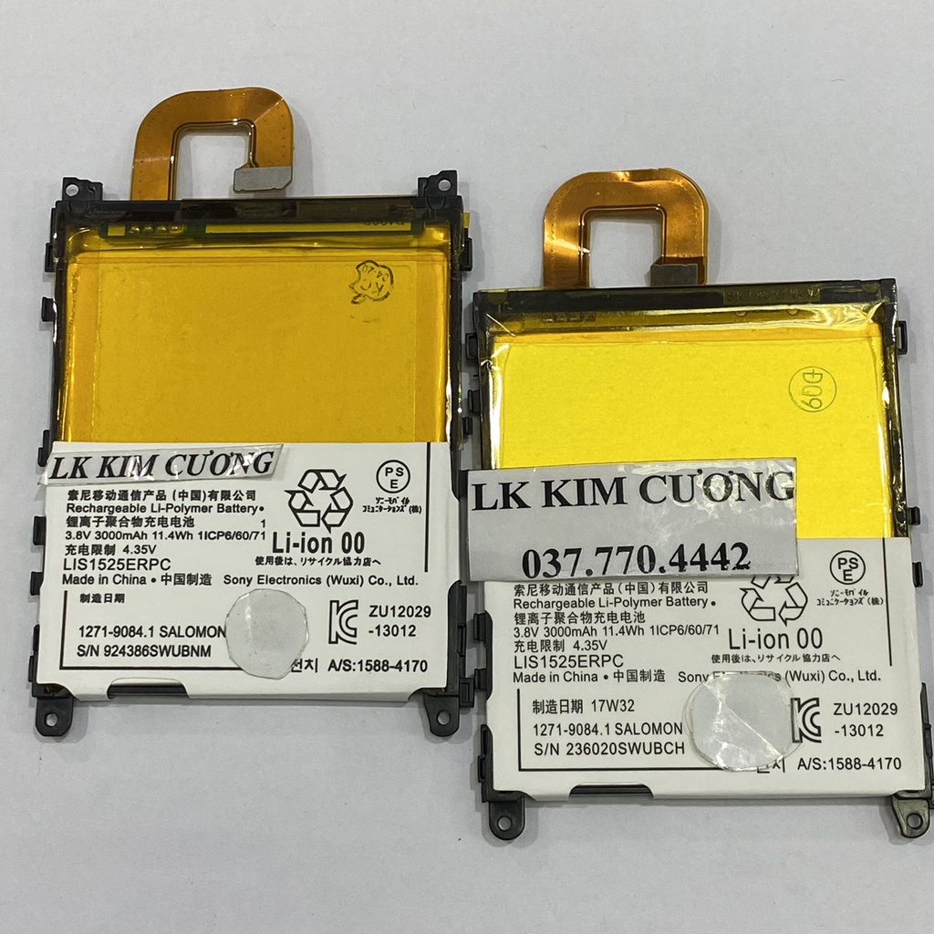 Pin tương thích Sony Z1