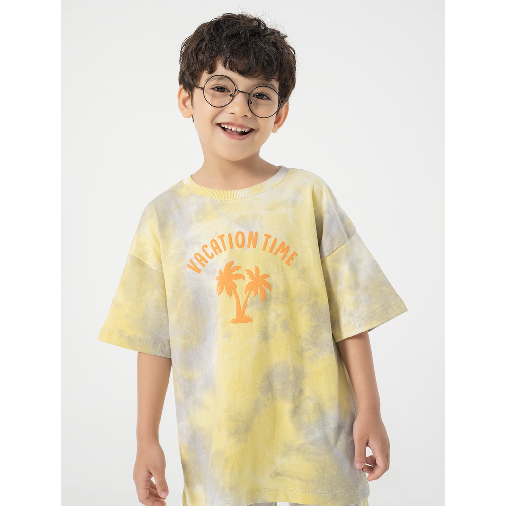 Áo phông bé trai CANIFA chất liệu cotton thoáng mát 2TS22C017