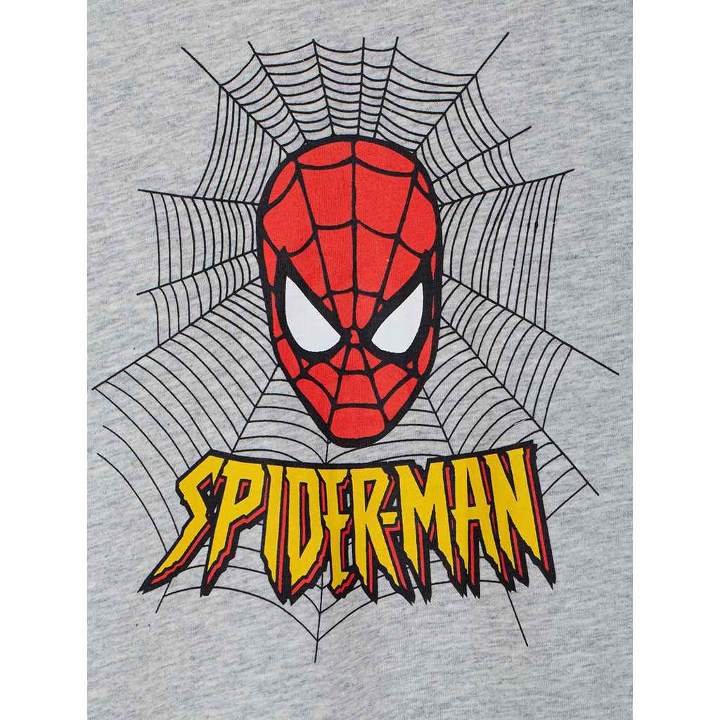 Áo phông bé trai CANIFA cotton usa 100% cổ tròn tay ngắn in hình Spider man dễ thương - 2TS22S033