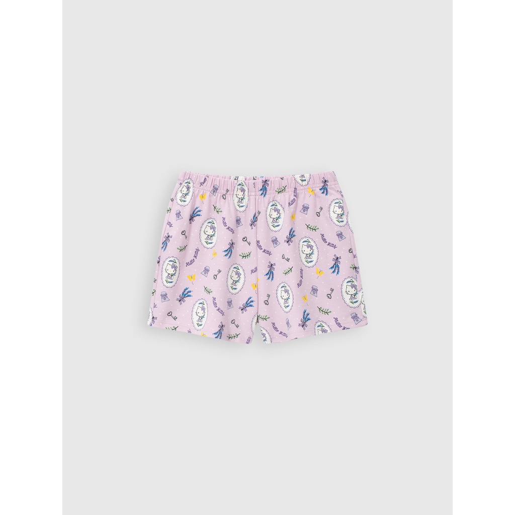 Bộ quần áo pijama bé gái CANIFA chất liệu cotton co giãn 1LS23S011