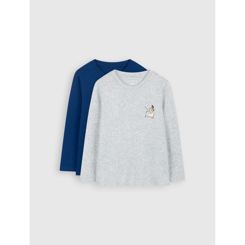 Pack 2 áo mặc nhà bé trai CANIFA 2LA22W004