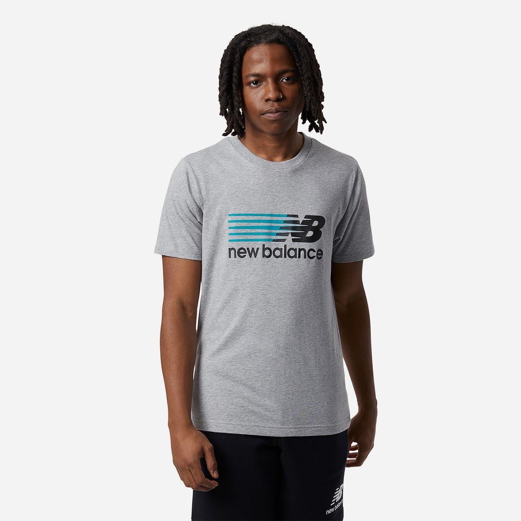 Áo thun thời trang nam New Balance T-SHIRT M ATHLETIC GREY - MT23904AG