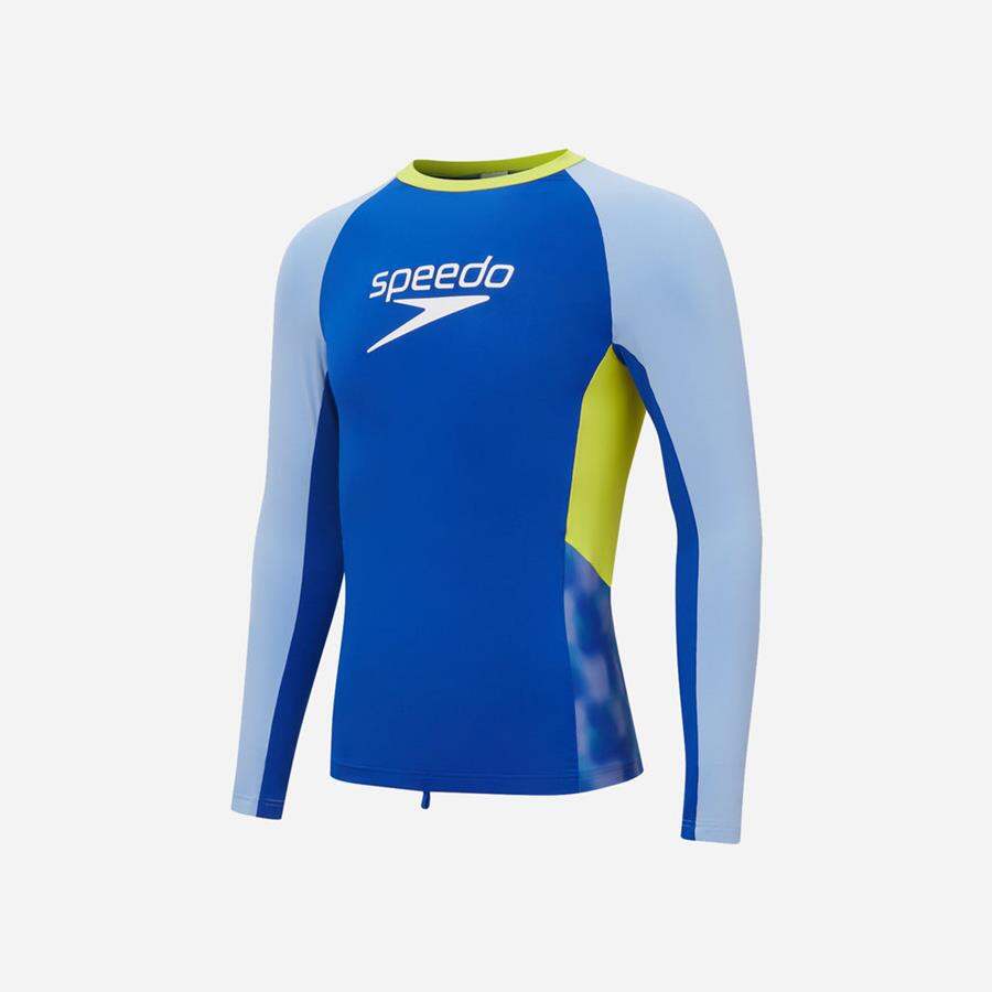 Áo bơi chống nắng nam Speedo Wt Spt 2.0 Rash Am - 8-158372562
