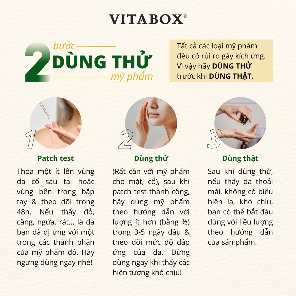 Dầu dưỡng cho da khô, lão hóa VITABOX Glowing Face Oil - giúp da căng mịn đều màu mờ nếp nhăn - 30mL