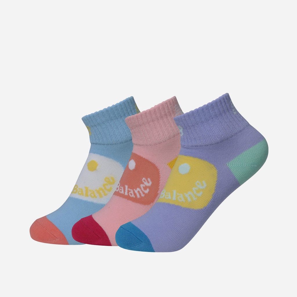 Vớ trẻ em New Balance KIDS ENDLESS DAYS ANKLE 3 PAIRS - LAS29133AS2
