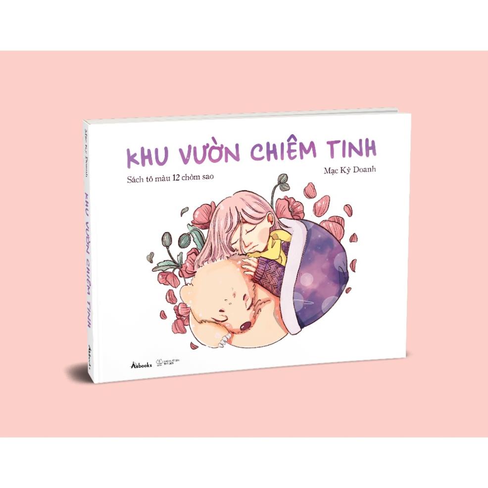 Sách - Tô màu 12 chòm sao - Khu Vườn Chiêm Tinh - Mạc Kỳ Doanh - AZVietNam