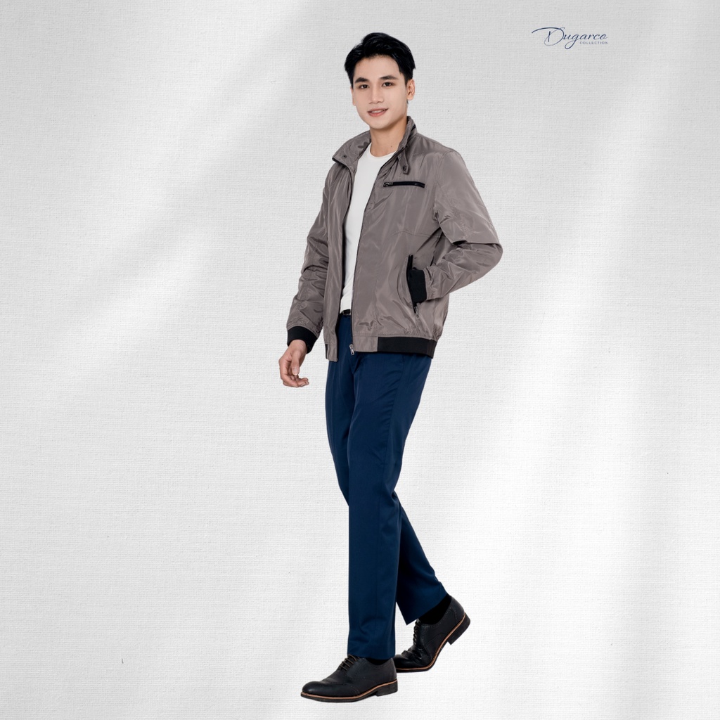 Áo Khoác Jacket Dugarco | Black Nam Cao Cấp 2 Lớp Chống Thấm Nước, Giữ Ấm 92jm41065