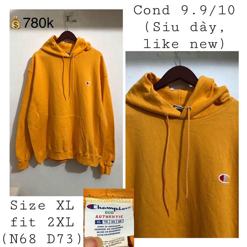 ÁO NỈ 2HAND HIỆU CHAMP