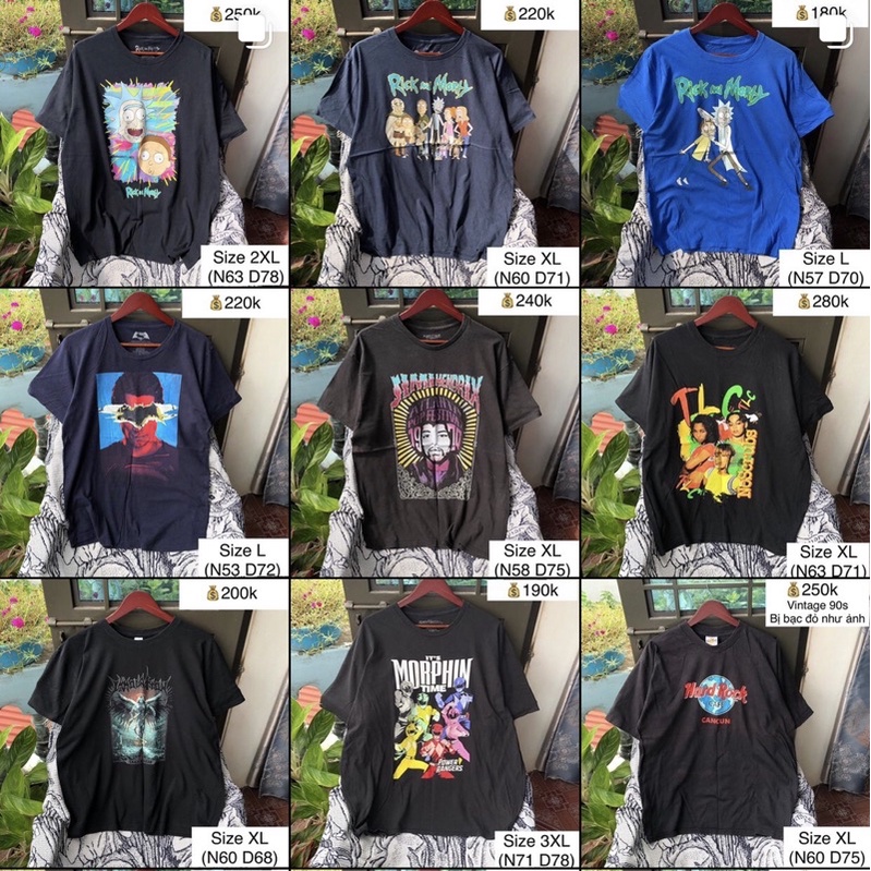 ÁO THUN 2HAND HIỆU