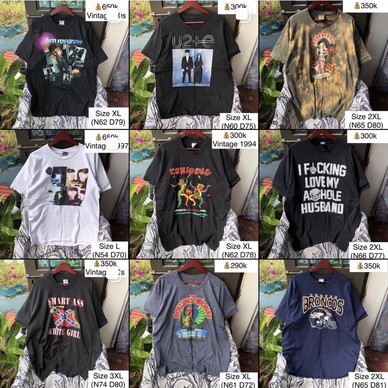 ÁO THUN 2HAND HIỆU