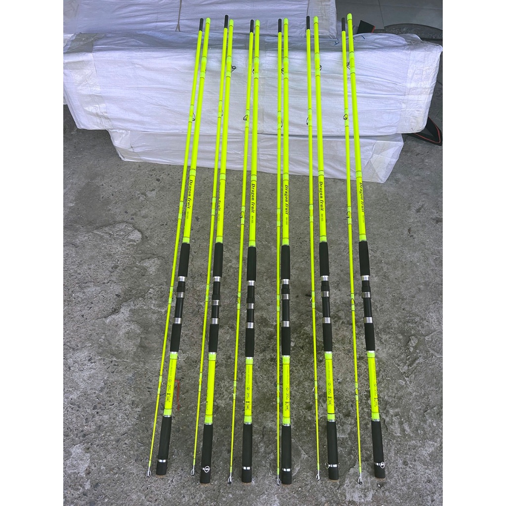 Cần câu máy 2 khúc Dragon Fruit cần câu đa năng đủ size 1m8 - 3m