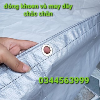 Bạt Che Mưa, Bạt Che Nắng Hàn Quốc loại 1 Đã Đóng Khoen May Viền Sẵn
