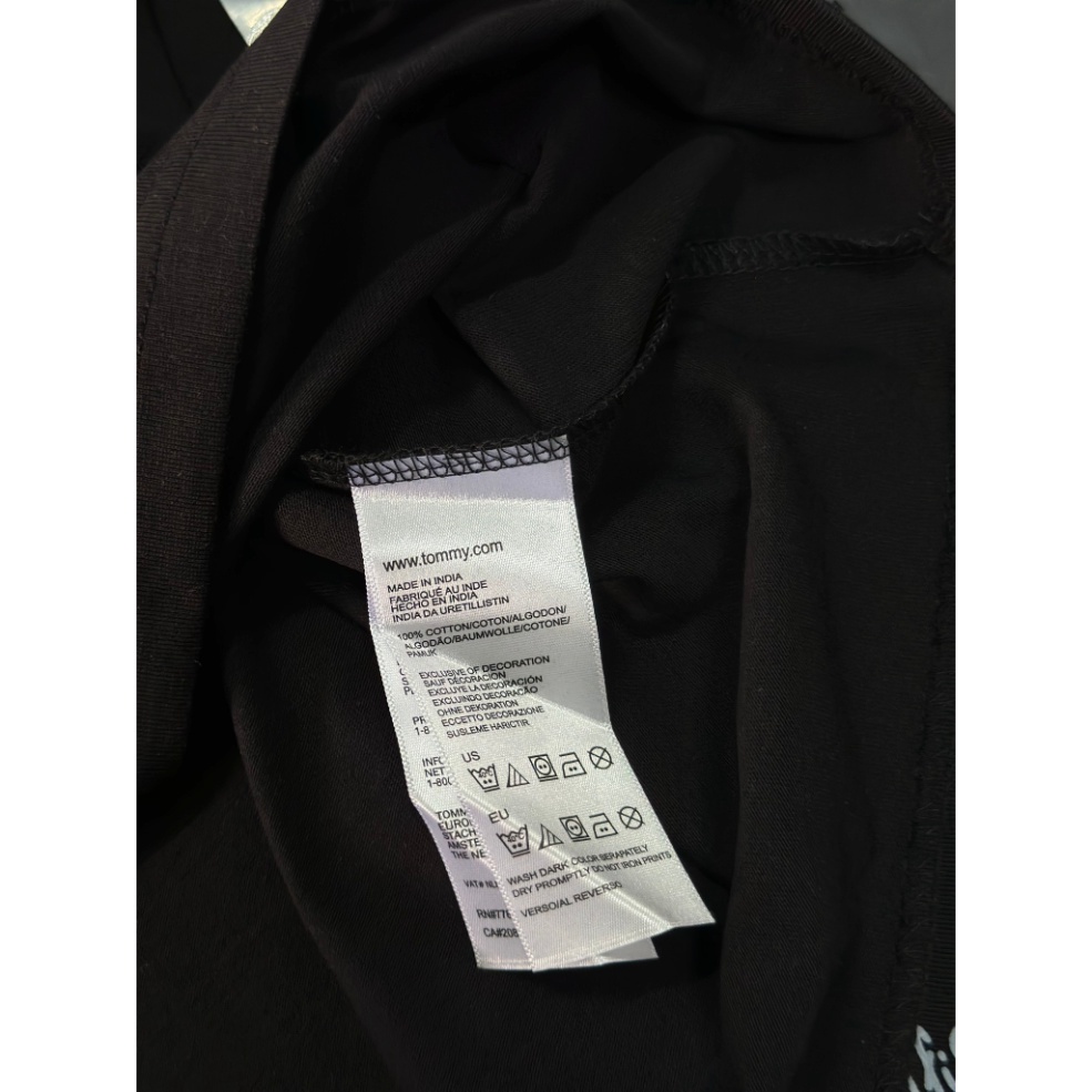 Áo Thun Tommy Hilfiger Logo Thêu Chữ Kí Unisex Cotton Cao Cấp, Áo Thun Nam Nữ Tay Lỡ HP3 Studio