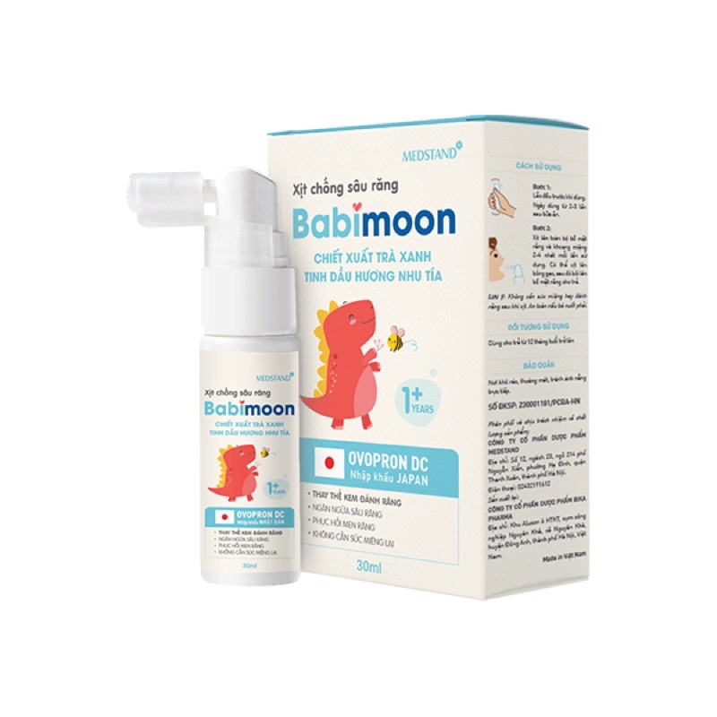 Xịt chống sâu răng, khử mùi Babimoon