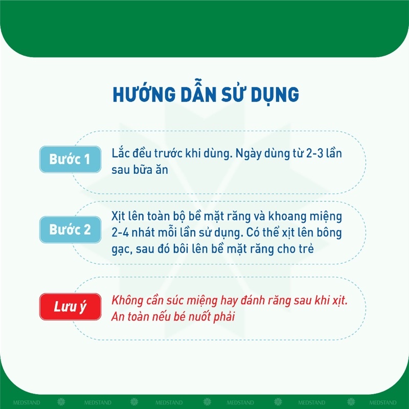 Xịt chống sâu răng, khử mùi Babimoon