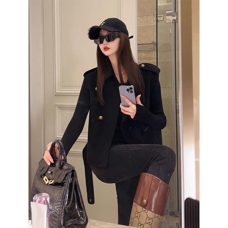 Mới Áo Khoác Không Tay Dáng Rộng Màu Trơn Thời Trang Thu Đông 2023 Cho Nữ