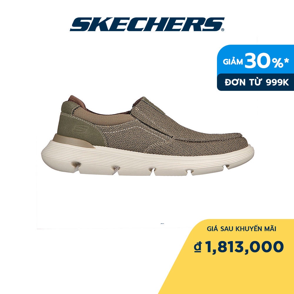 Skechers Nam Giày Thể Thao SKECHERS USA Garza Air-Cooled Memory Foam - 204571-OLV