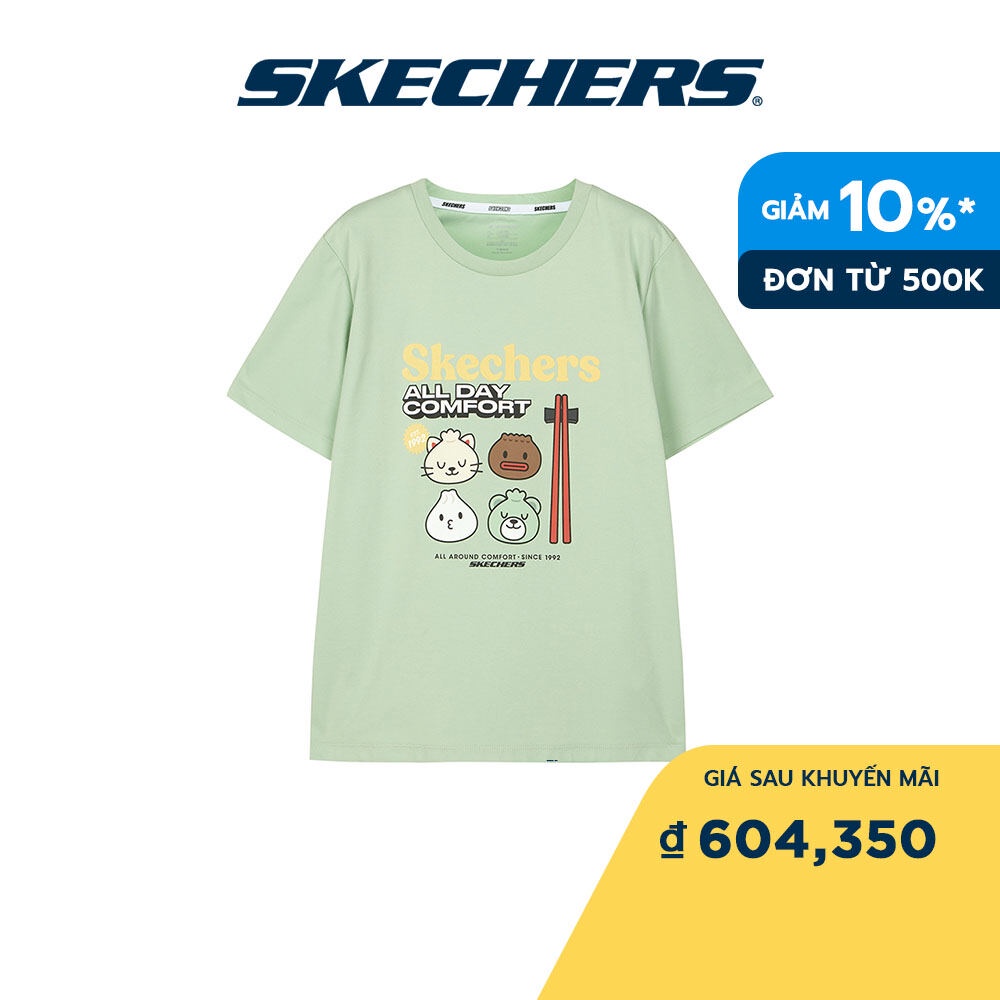 Skechers Bé Trai Áo Thun Tay Ngắn Thường Ngày L.A. Hiking - L223B013-02SG
