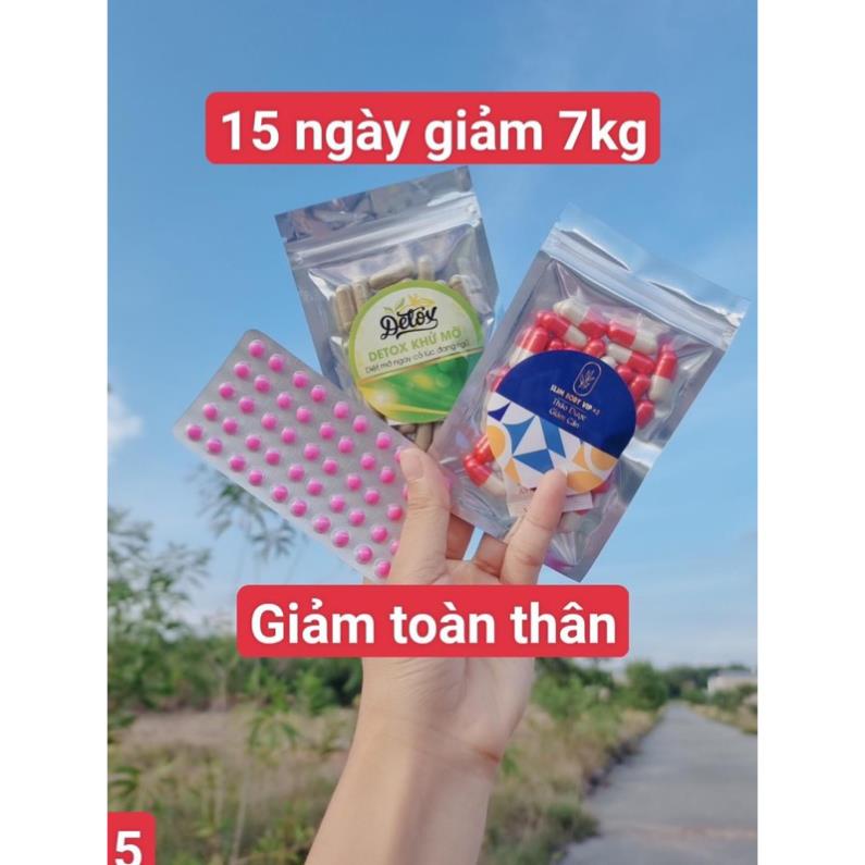 Combo Giảm Cân Cấp tốc siêu mạnh dành cho cơ địa lờn mỡ cứng