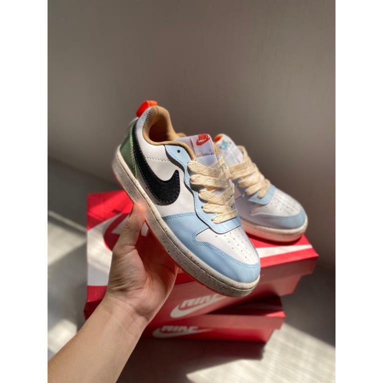 Giày thể thao sneaker nữ Court Borough Low 2 ‘Black Sail Alabaster’