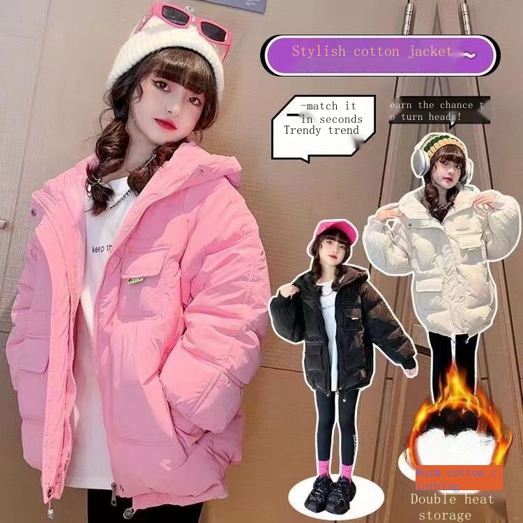 Áo Khoác Phao Phong Cách Hàn Quốc Mới 2023 Cho Phụ Nữ Trung Niên Và Trẻ Em