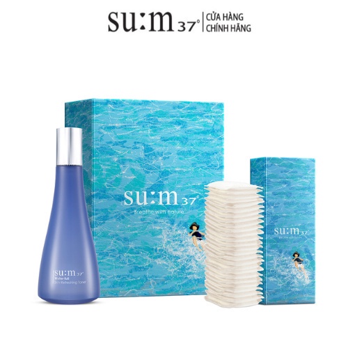 Bộ nước cân bằng cấp ẩm làm sáng da tăng độ đàn hồi Su:m37 Water-full Radiant Hydrating Glow Toner