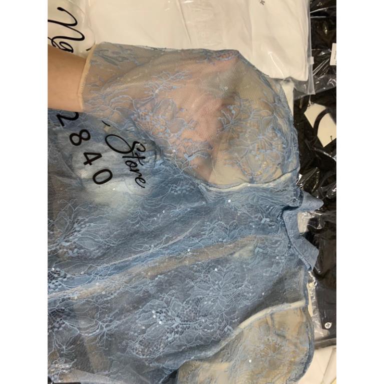 Set ren hoa xanh mai phương bùi fulltag mac 2 tem