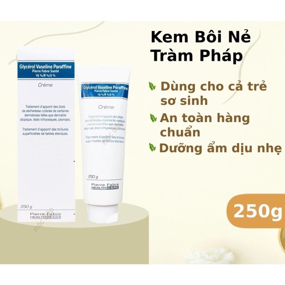 Kem nẻ Dexeryl Creme Pháp 50g 250g dưỡng ẩm hỗ trợ da nứt nẻ, chàm sữa