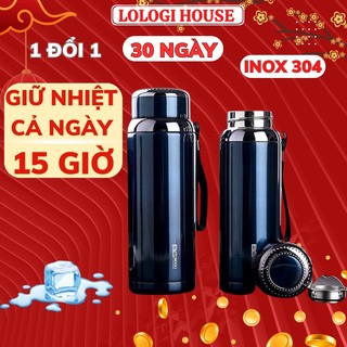 Bình Giữ Nhiệt Inox 304 600ml Giữ Nhiệt Nóng Lạnh( Giữ Nhiệt Trên 10h ) Inox 304 Không Gỉ An Toàn Tiện Lợi Dung Tích