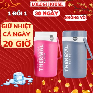 Bình đựng nước đá 1.5 Lít, Ca đựng đá, Bình giữ nhiệt có quai xách 1,5L Cao Cấp