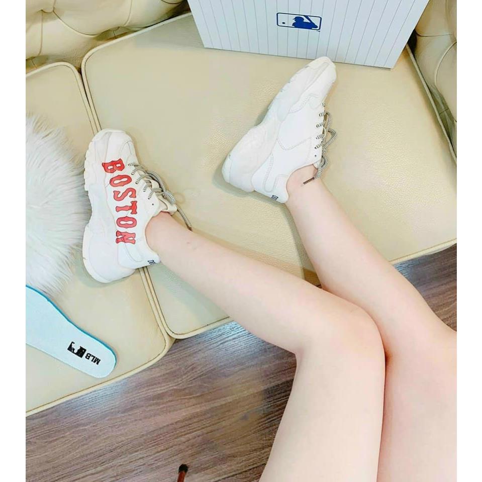 Giày 𝐌𝐋𝐁 Boston LA ,NY Đế Nâu, Giày Thể Thao 𝐌𝐋𝐁, Giày Sneaker  nam nữ cổ ngắn đế độn 5cm tăng chiều cao