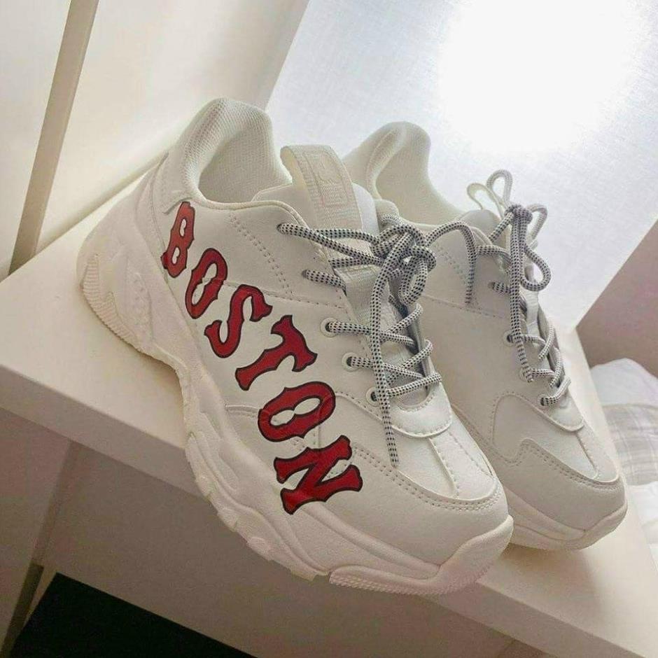 Giày 𝐌𝐋𝐁 Boston LA ,NY Đế Nâu, Giày Thể Thao 𝐌𝐋𝐁, Giày Sneaker  nam nữ cổ ngắn đế độn 5cm tăng chiều cao