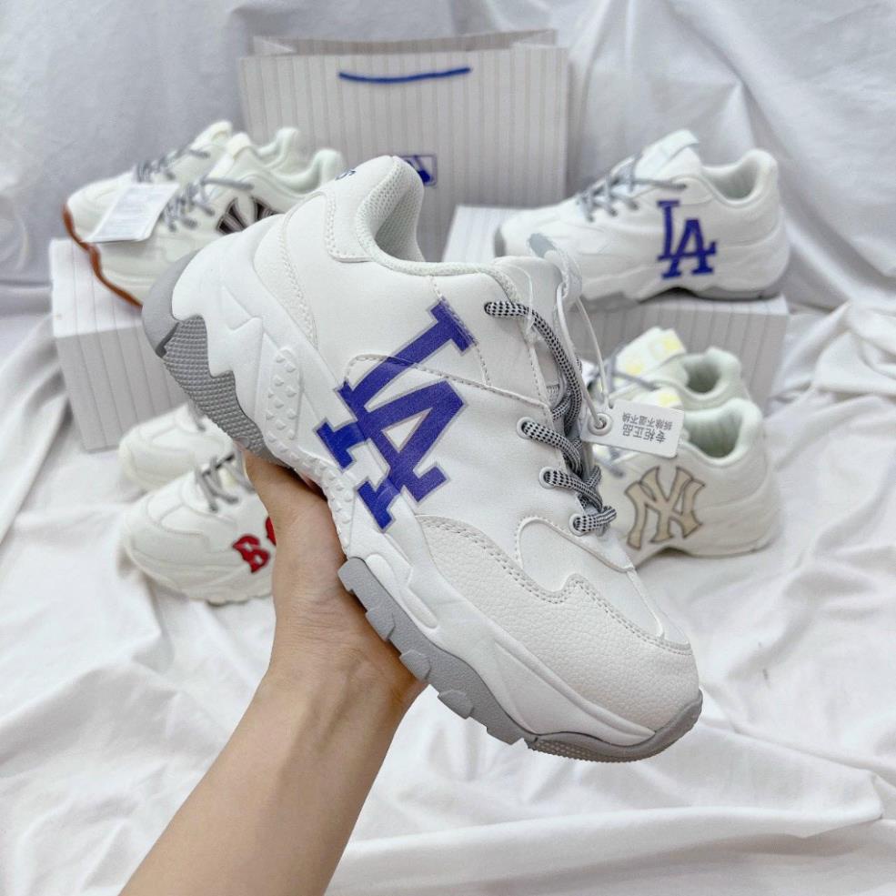 Giày 𝐌𝐋𝐁 Boston LA ,NY Đế Nâu, Giày Thể Thao 𝐌𝐋𝐁, Giày Sneaker  nam nữ cổ ngắn đế độn 5cm tăng chiều cao