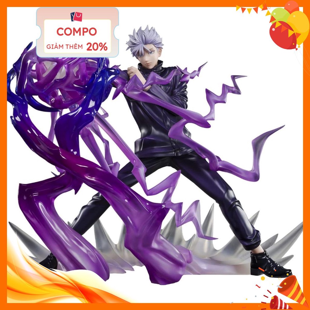 Mô hình nhân vật Gojo Satoru Jujutsu Kaisen Chính Hãng Bandai tặng kèm ô tô